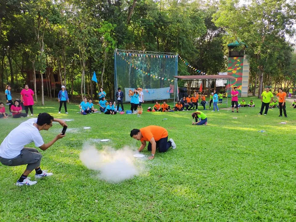 บจก.สิรภัทร & ปวริศา - Outing ฐานผจญภัย ที่ผึ้งหลวง แคมป์กราวด์ แก่งหินเพิง ปราจีนบุรี