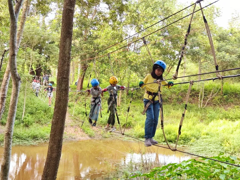 กิจกรรมเที่ยวในรีสอร์ท & Team Building — ผึ้งหลวง แคมป์กราวด์
