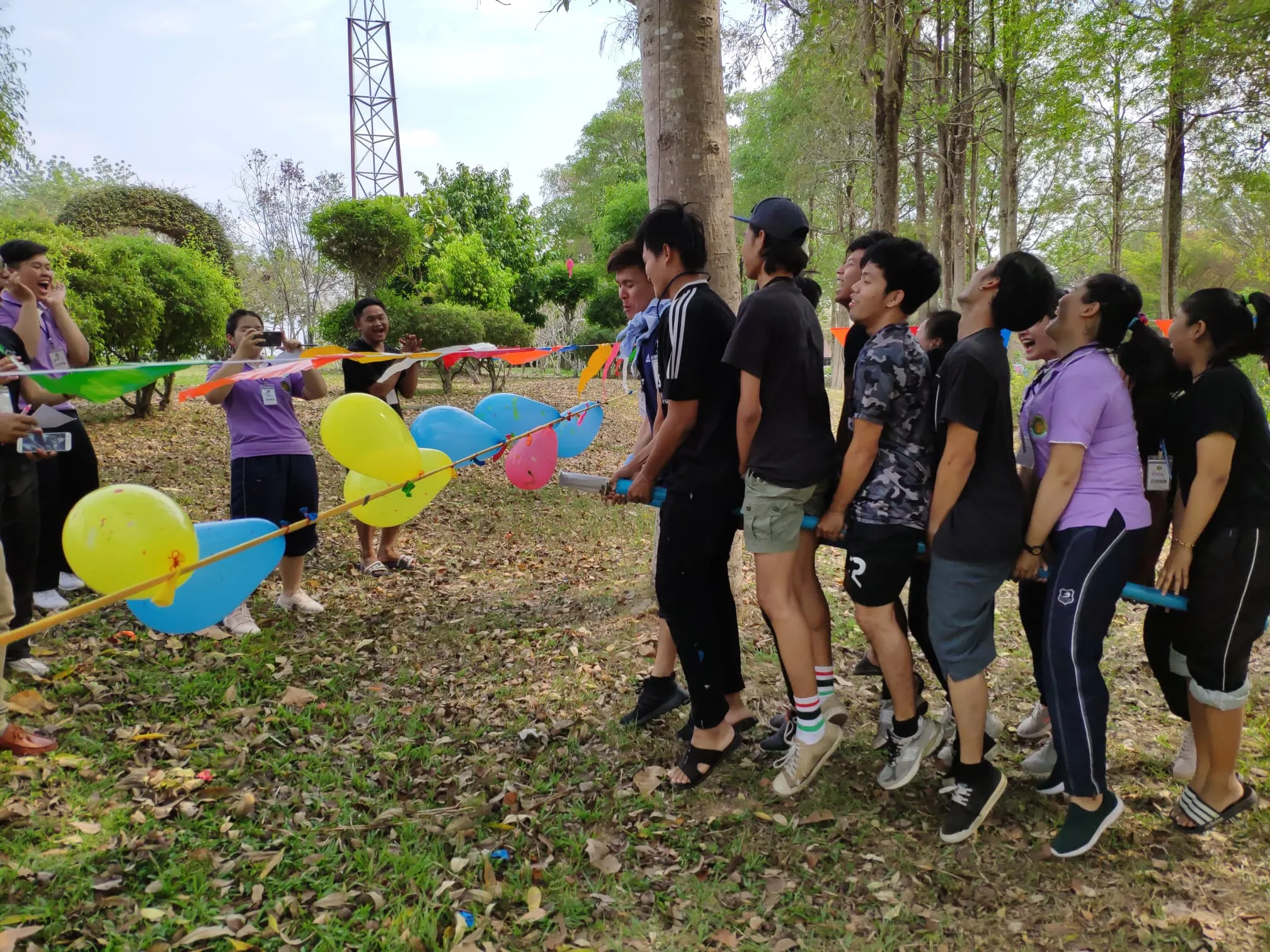 สถาบันบัณฑิตพัฒนศิลป์ - ค่ายผู้นำต้านทุจริต ที่ผึ้งหลวง แคมป์กราวด์ แก่งหินเพิง ปราจีนบุรี