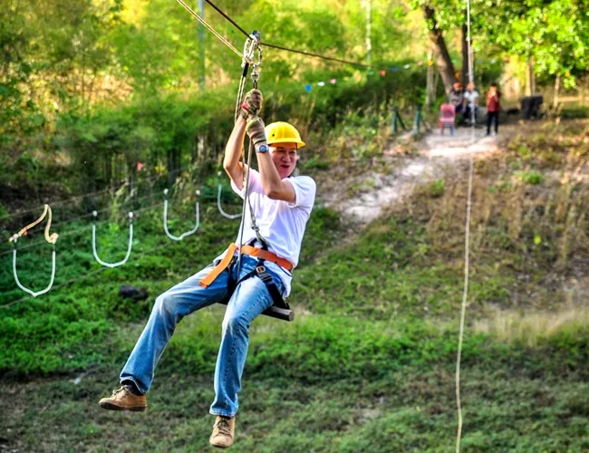 ปีนป่ายโรยตัว — ผึ้งหลวง แคมป์กราวด์